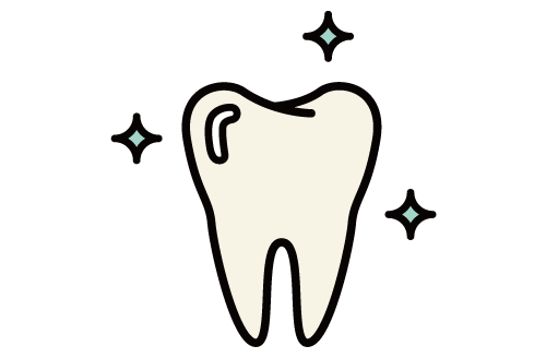 ホワイトニングのイラスト